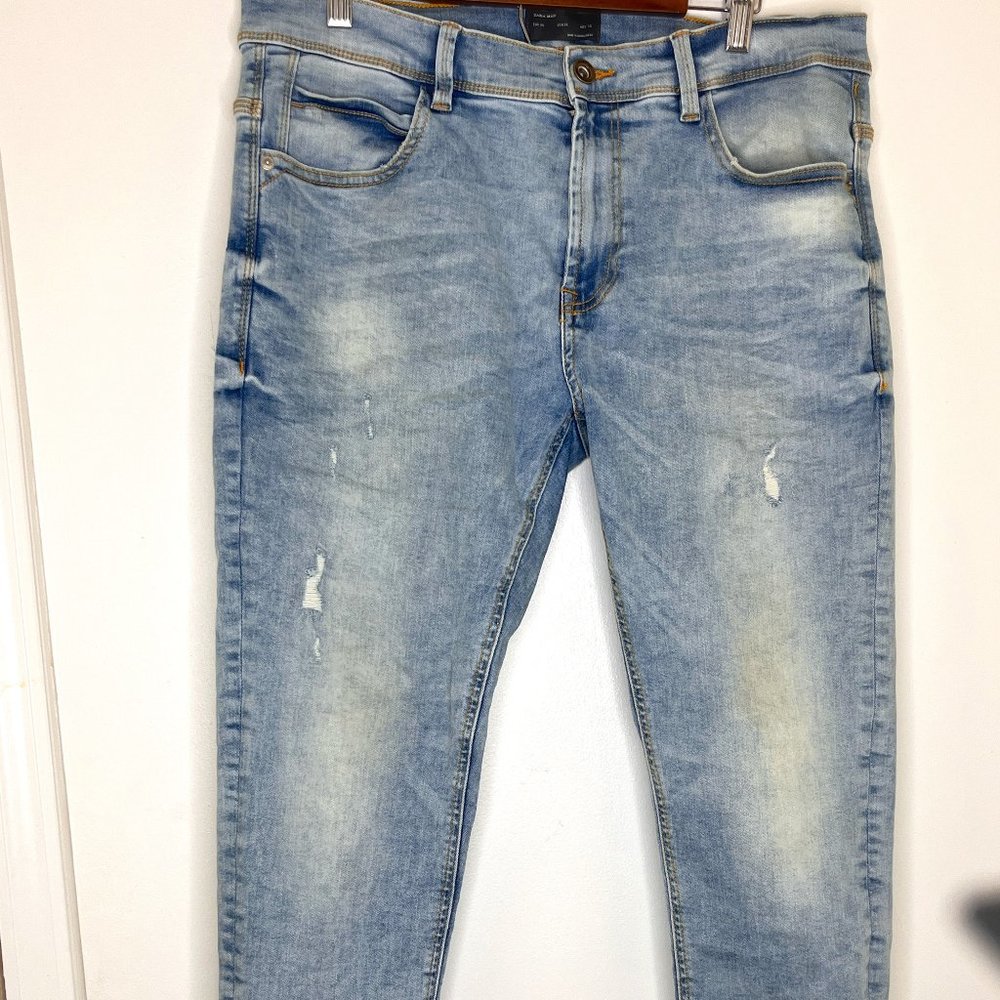 Zara Men's Denim Jeans (Cropped) Skinny